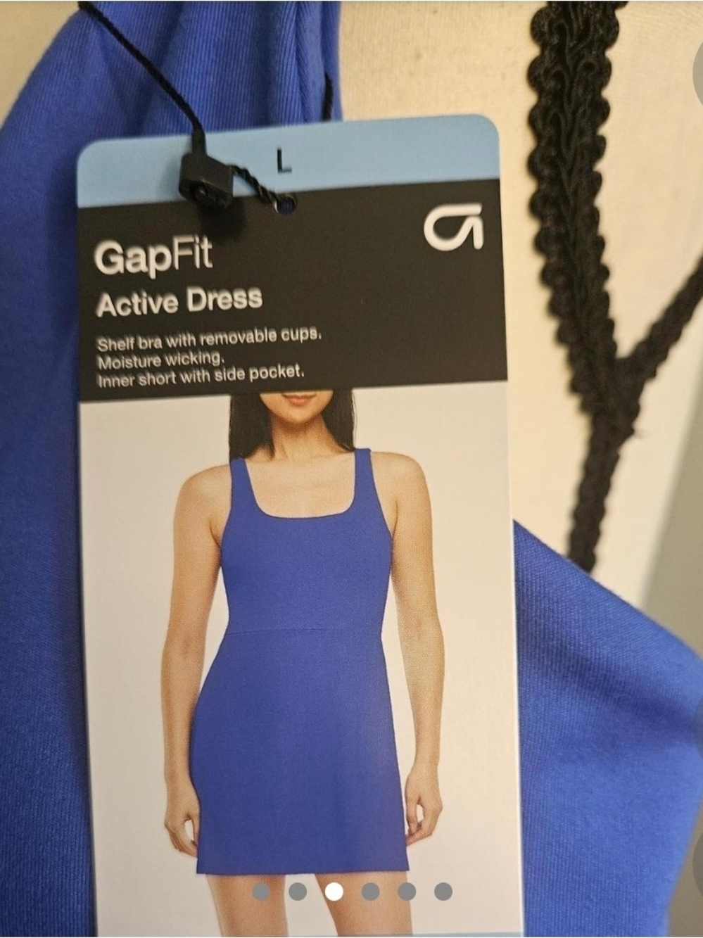 GAP Blue Fit Active Mini Dress